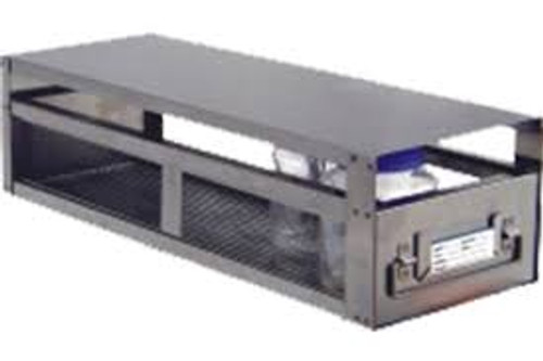 stainless steel laboratory freezer rack drawer for storage bottles 1 drawer 