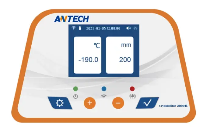 CryoMonitor 2000TL, liquid Nitrogen Level & Temperature Monitor