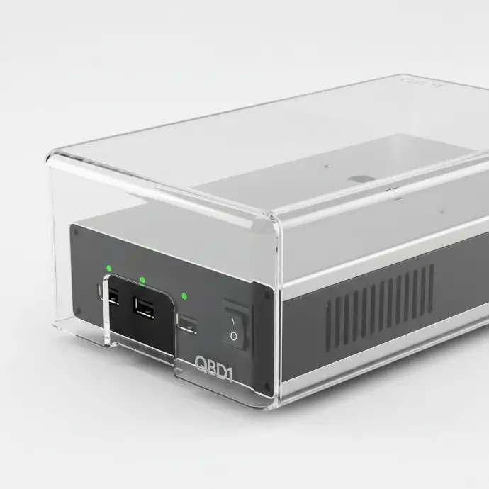 Cover for QBD1 - transparent polycarbonate