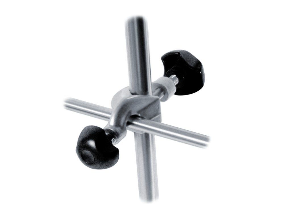 Double clip for attachment of accessories