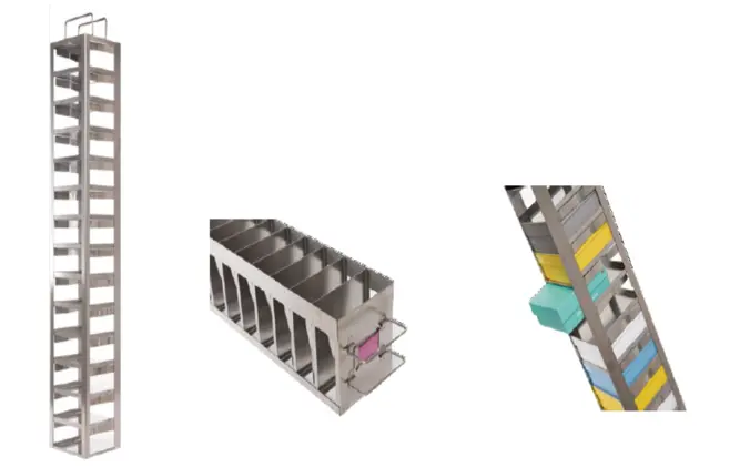 Horizontal square inventory rack (CFC-15-2) - 15-place