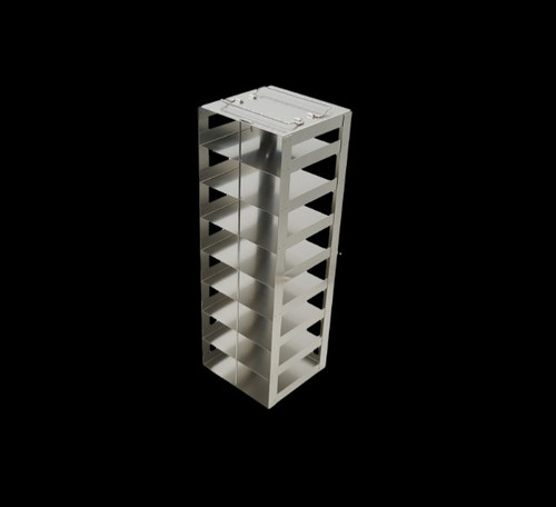 [FR-CH-2-8-100] chest freezer rack for plastic cryoboxes capacity 8 boxes 18 7 16 x 5 7 8 x 6 1 4 