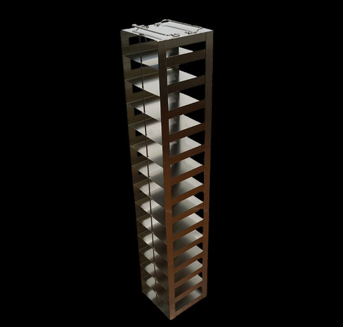 [FR-A-CH-2-14] stainless steel vertical rack for chest freezer 2 boxes 