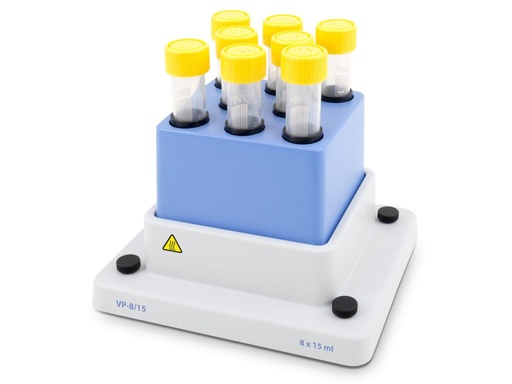 [lab-ks703] Block VP-8/15, 8 x 15 ml conical tubes for TS-100