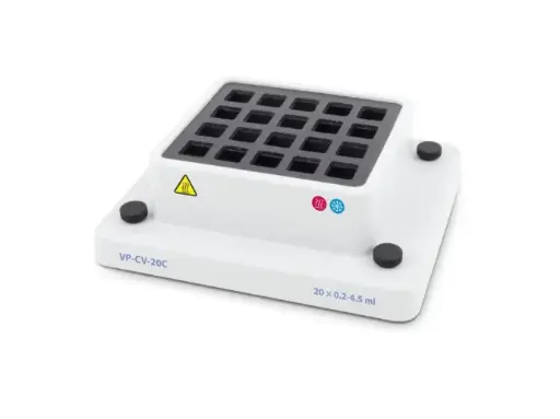 [lab-ks732] Heating block for HB-100, 40 x 0,5 ml tubes