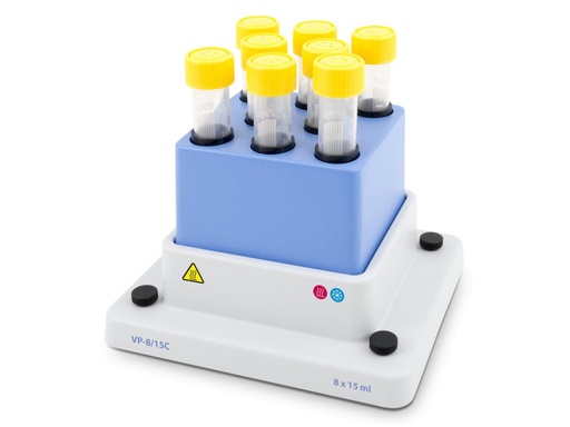 [lab-ks856] Block VP-8/15C, 8 x 15 ml conical tubes for TS-100C